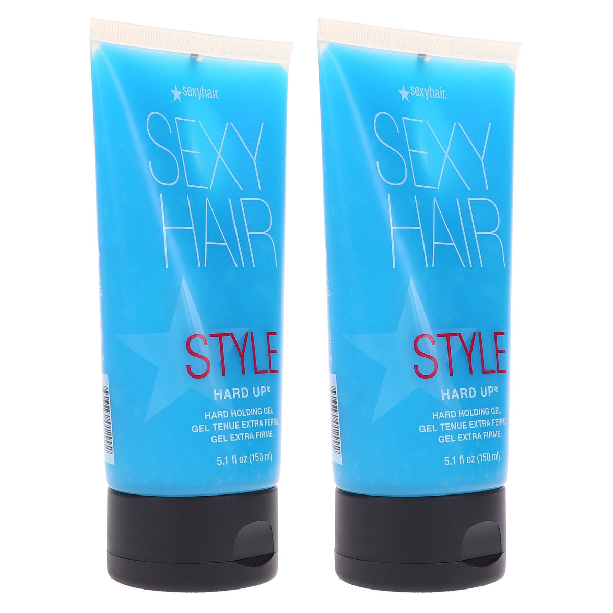 Hard Holding Hair Gel 5.1 oz - Strong Fix & Shine for Styling