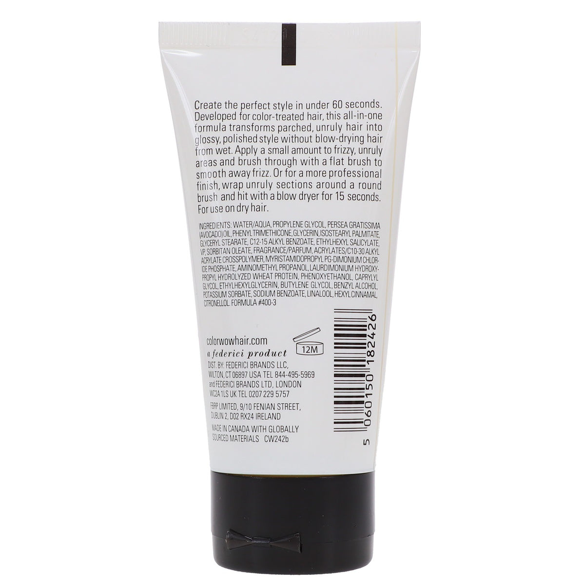 Frizz Control Styling Cream for Hair Smoothing & Shine - 1.7 oz