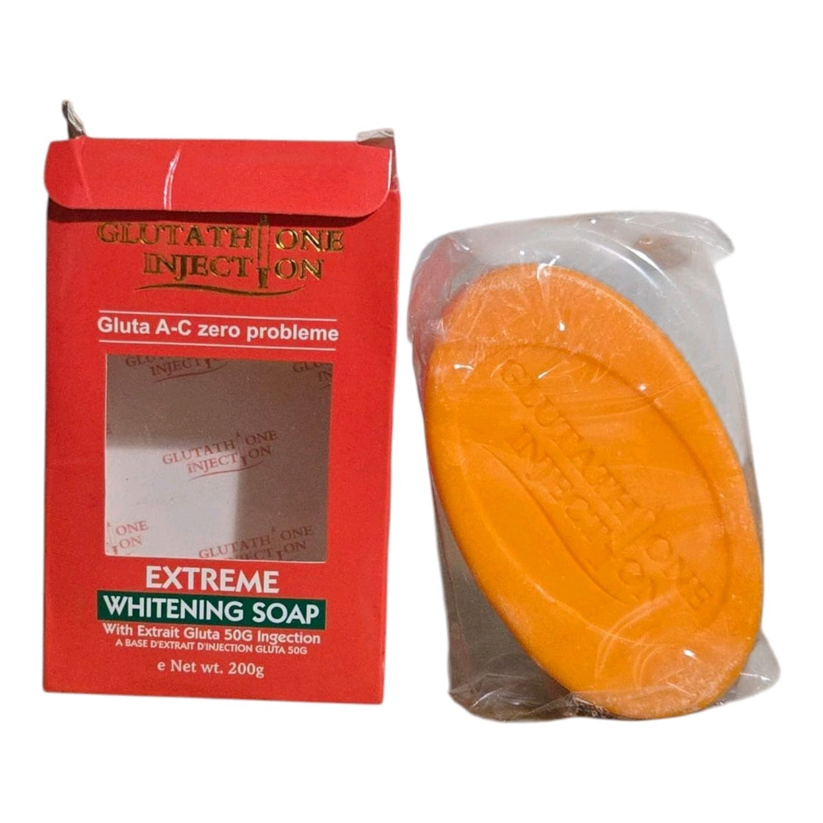 Glutathione Brightening Soap with Abebi White Serum 200g - Skin Whitening