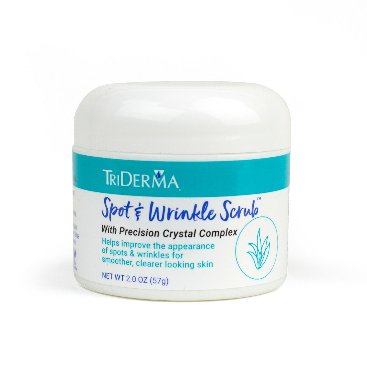 TriDerma Spot & Wrinkle Scrub for Face and Body, Gentle Exfoliator, 2