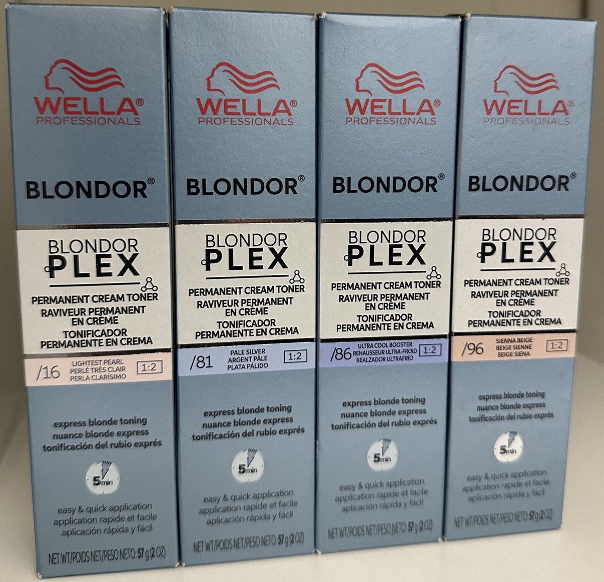 Permanent Cream Hair Toner 2 oz - Multiple Shades