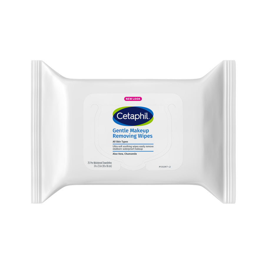 Gentle Skin Facial Cleansing Cloths for Sensitive Skin, 25 Count