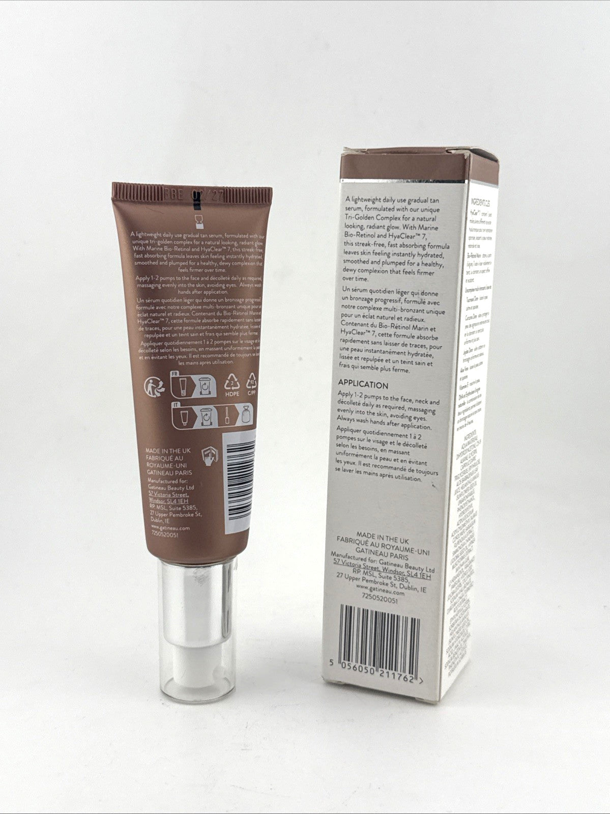 Gradual Tanning Lotion for Face & Body - Dark/Medium Glow, 1.6 fl oz