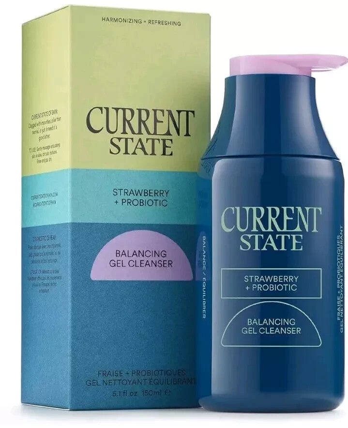 Strawberry Balancing Gel Cleanser & Probiotic Face Wash for Oily Skin
