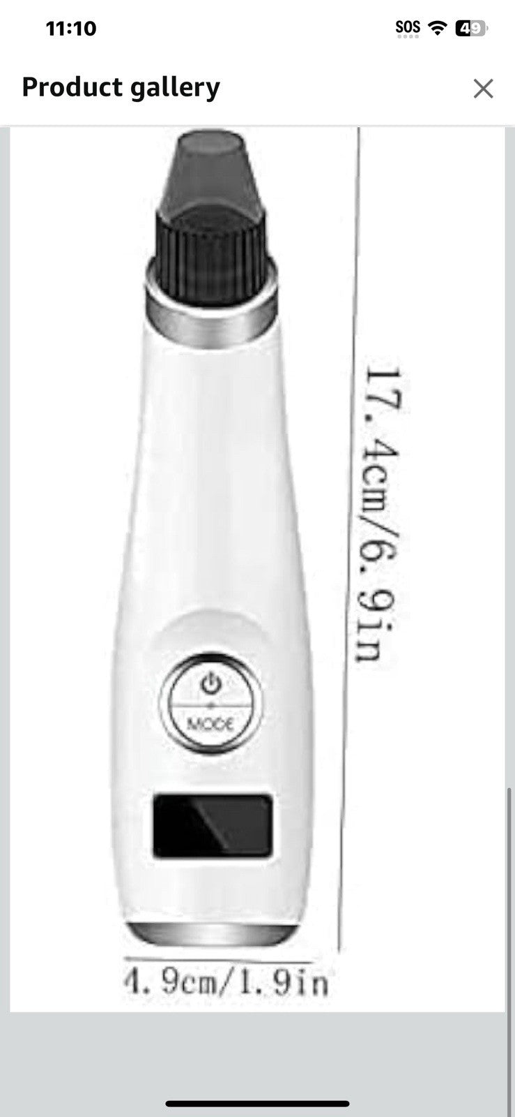 Toyuugo Blackhead Vacuum Remover - USB Rechargeable Pimple Extractor