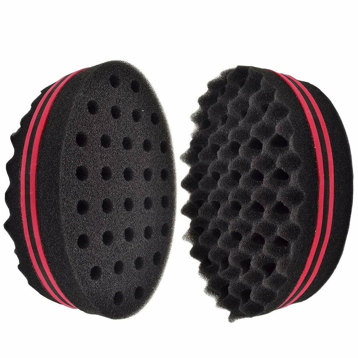 2PCS Hair Sponge Magic Barber Twist Curl Brush Dreads Locking Afro