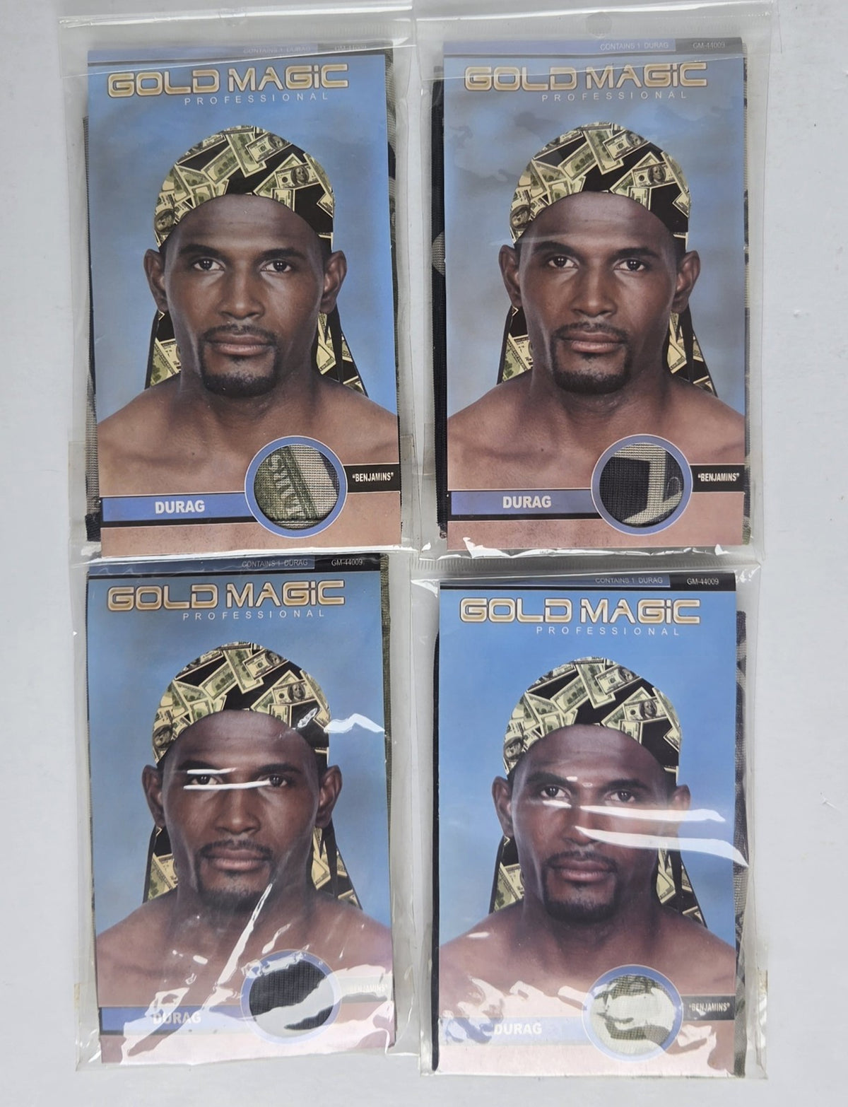 Lot of 4 Gold Magic Professional Benjamins New in Bags x4 As Shown