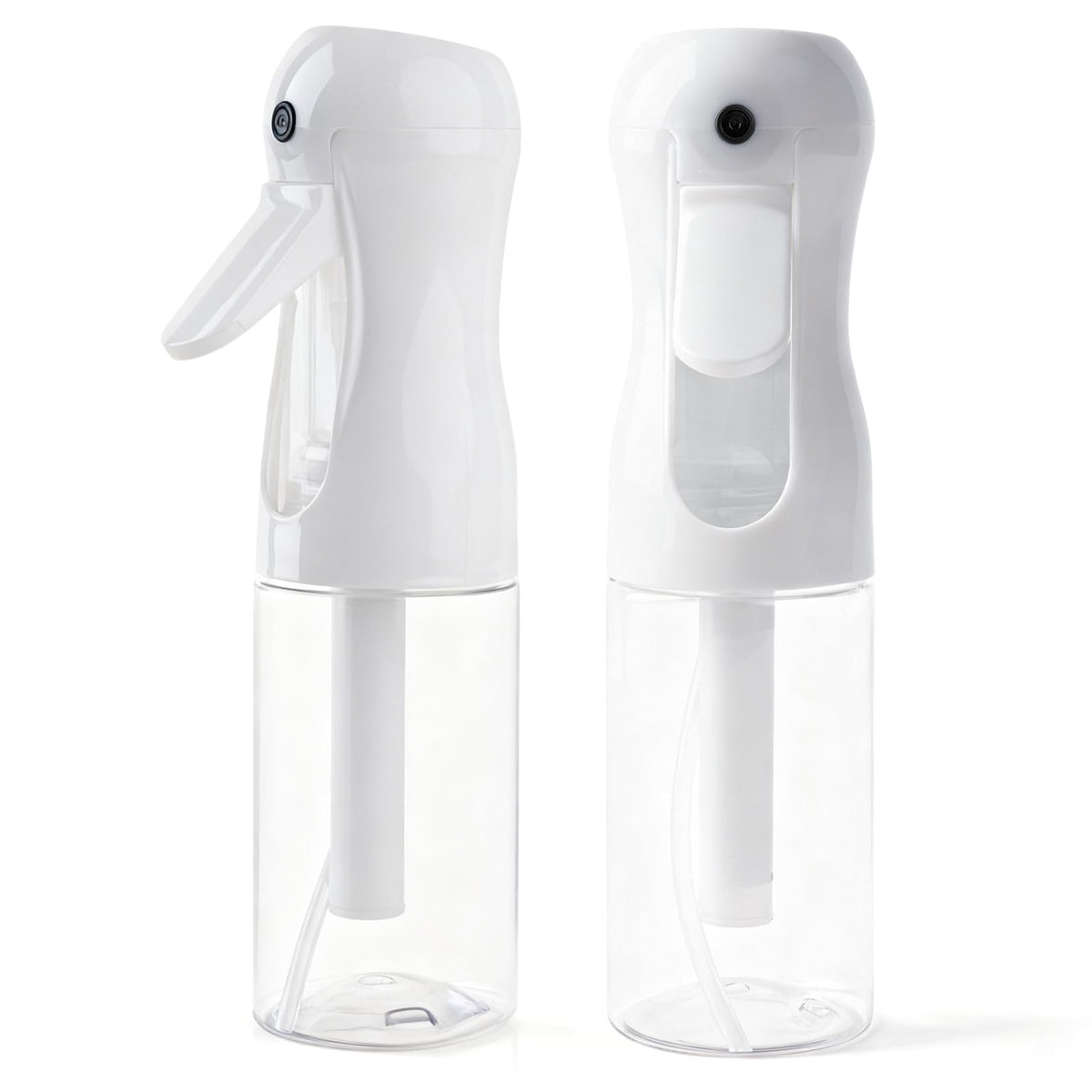 Refillable Water Spray Bottles Set of 2 - 6.8oz Fine Mist for Hair, Plants, Cleaning