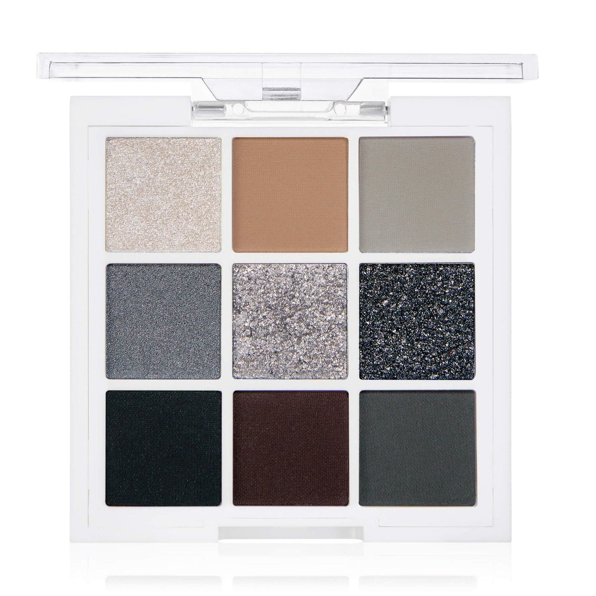 Eyeshadow Palette - 9 Versatile Matte and Metallic Shades for Makeup Looks