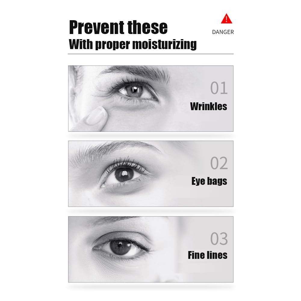 Moisturizing Eye Cream for Anti-Aging & Hydration - 3ml x 2pcs
