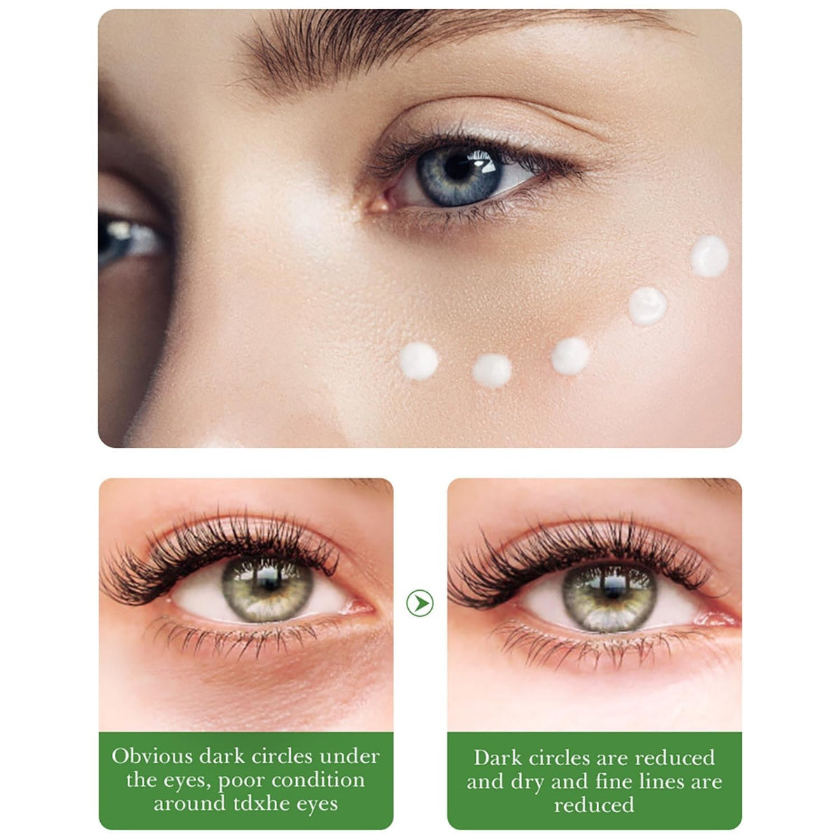 BIOAQUA Centella Asiatica Eye Cream with Soothing Oil Control 20g