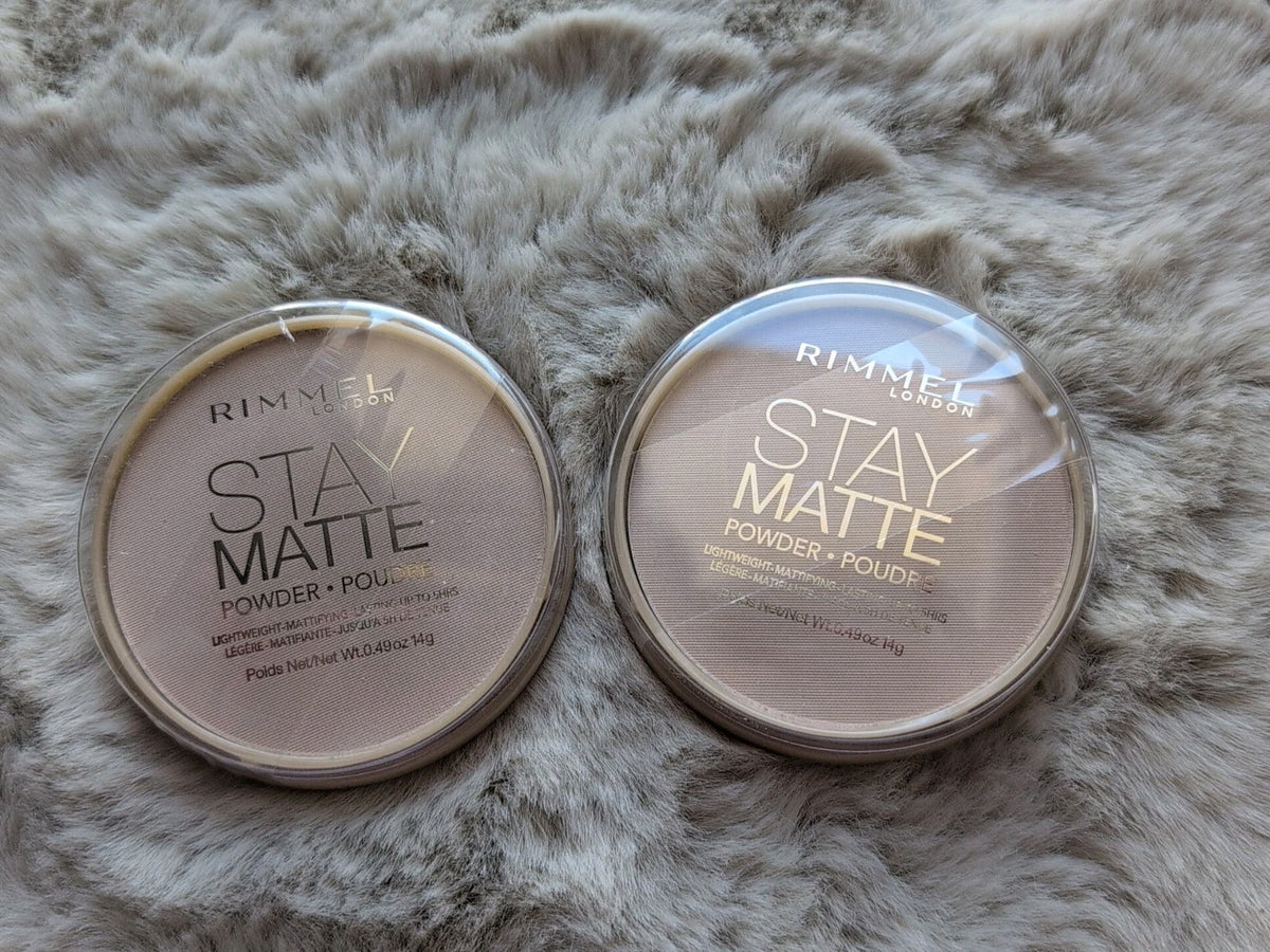 Face Powder Natural Matte Makeup Powder for Face - 0.49 oz x2