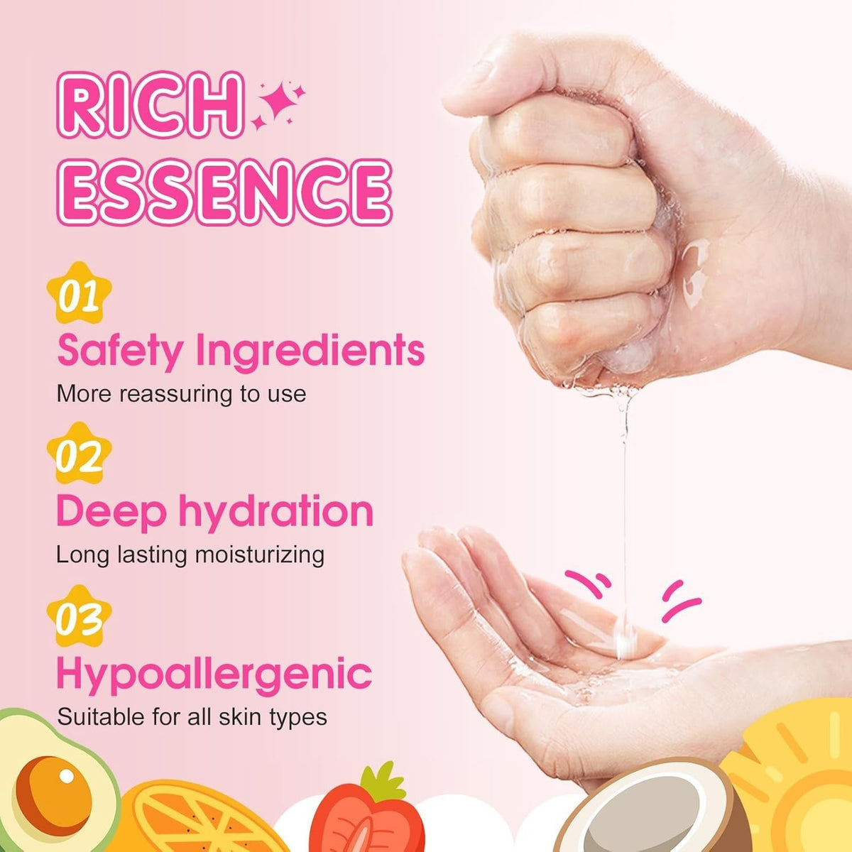 Fruit Face Masks Pack - 14 Hydrating Sheet Masks for Kids