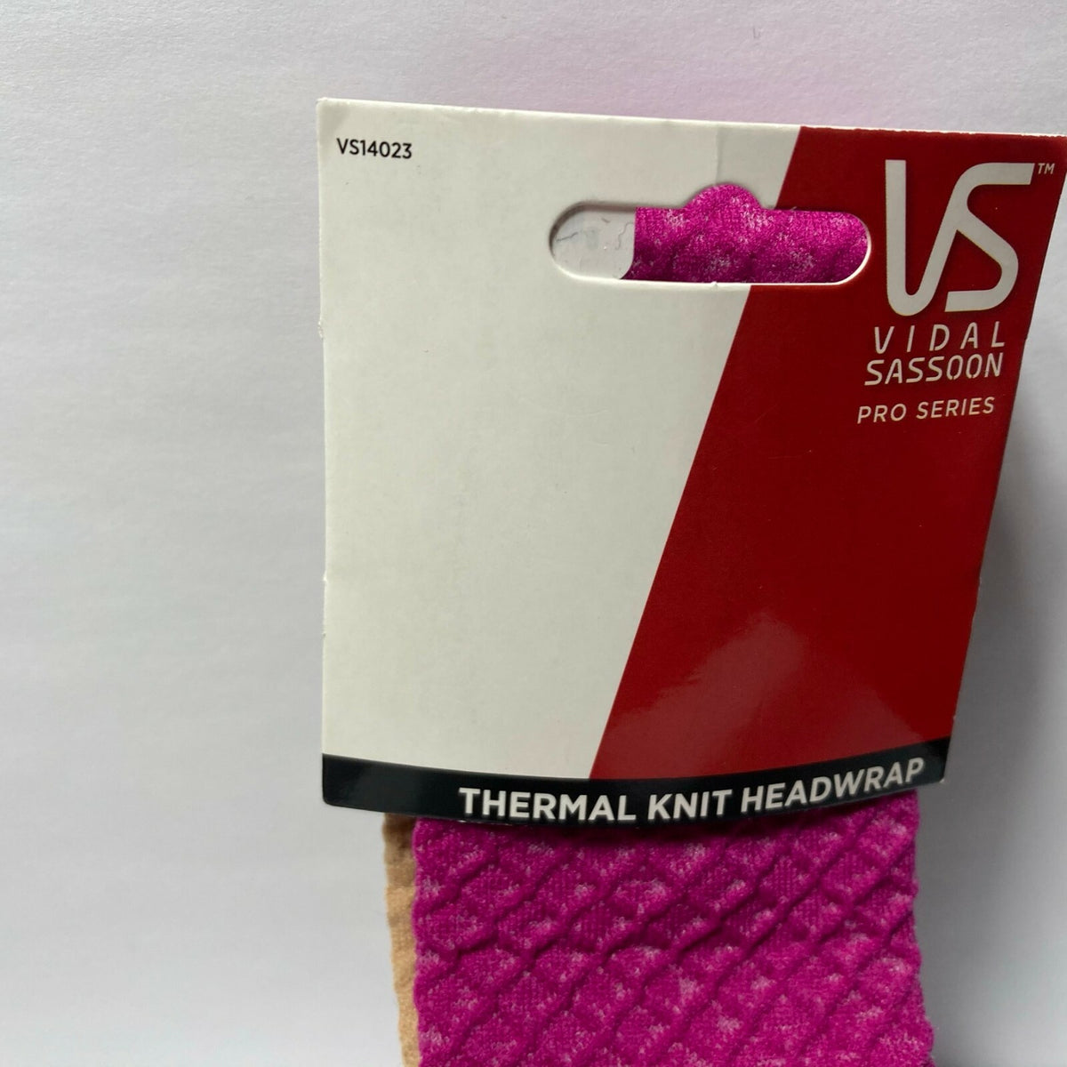 Vidal Sassoon Thermal Knit Headwrap Head Band Pack of 3 Pink Brown Tan
