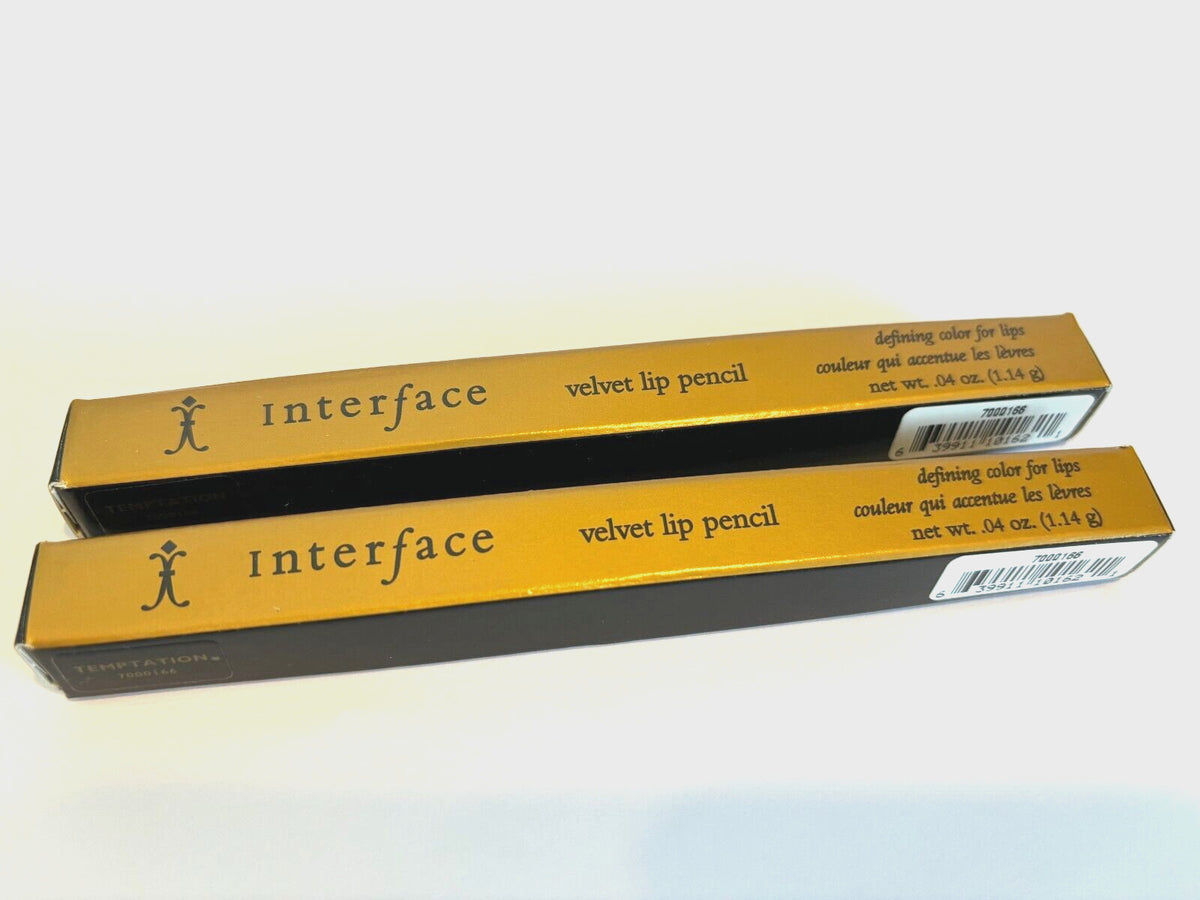 Lip Liner Pencil Brown Velvet Lip Pencil Temptation - 0.04oz Lot of 4