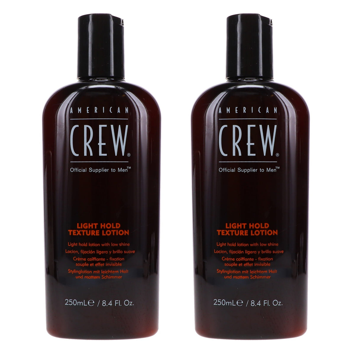 American Crew Light Hold Texture Lotion - 8.4 oz Pack of 2 for Men