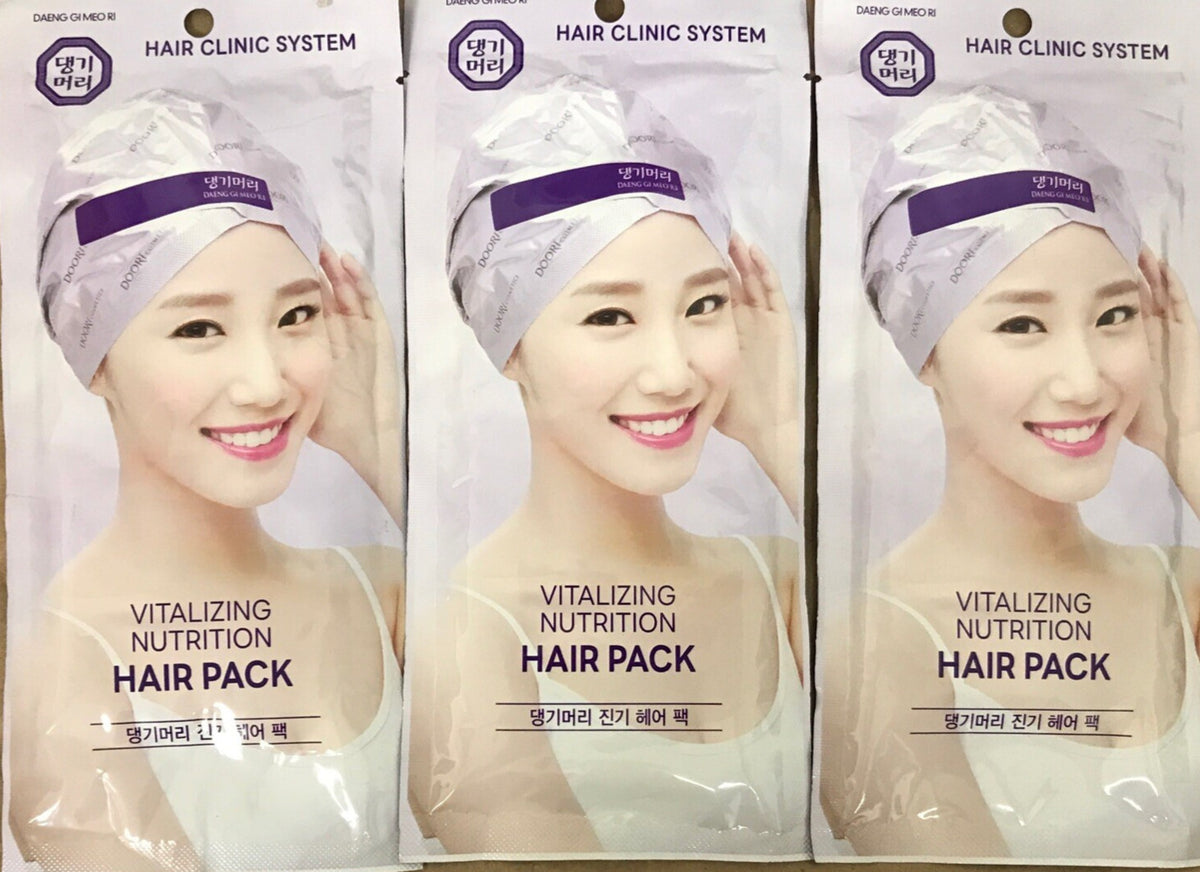 Herbal Hair Treatment Pack - Nourishing Hair Mask 4-Pack - Damage Repair