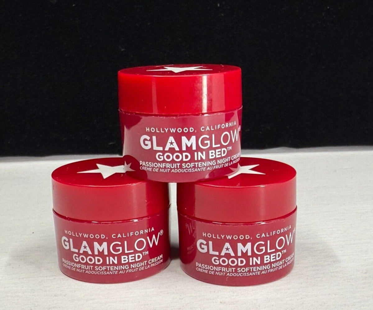 Glamglow Night Cream Passionfruit Softening Night Moisturizer Set - 0.17oz x 3