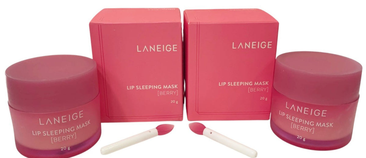 Lip Sleeping Mask Berry 20g - Hydrating Lip Care Treatment, Pack of 2