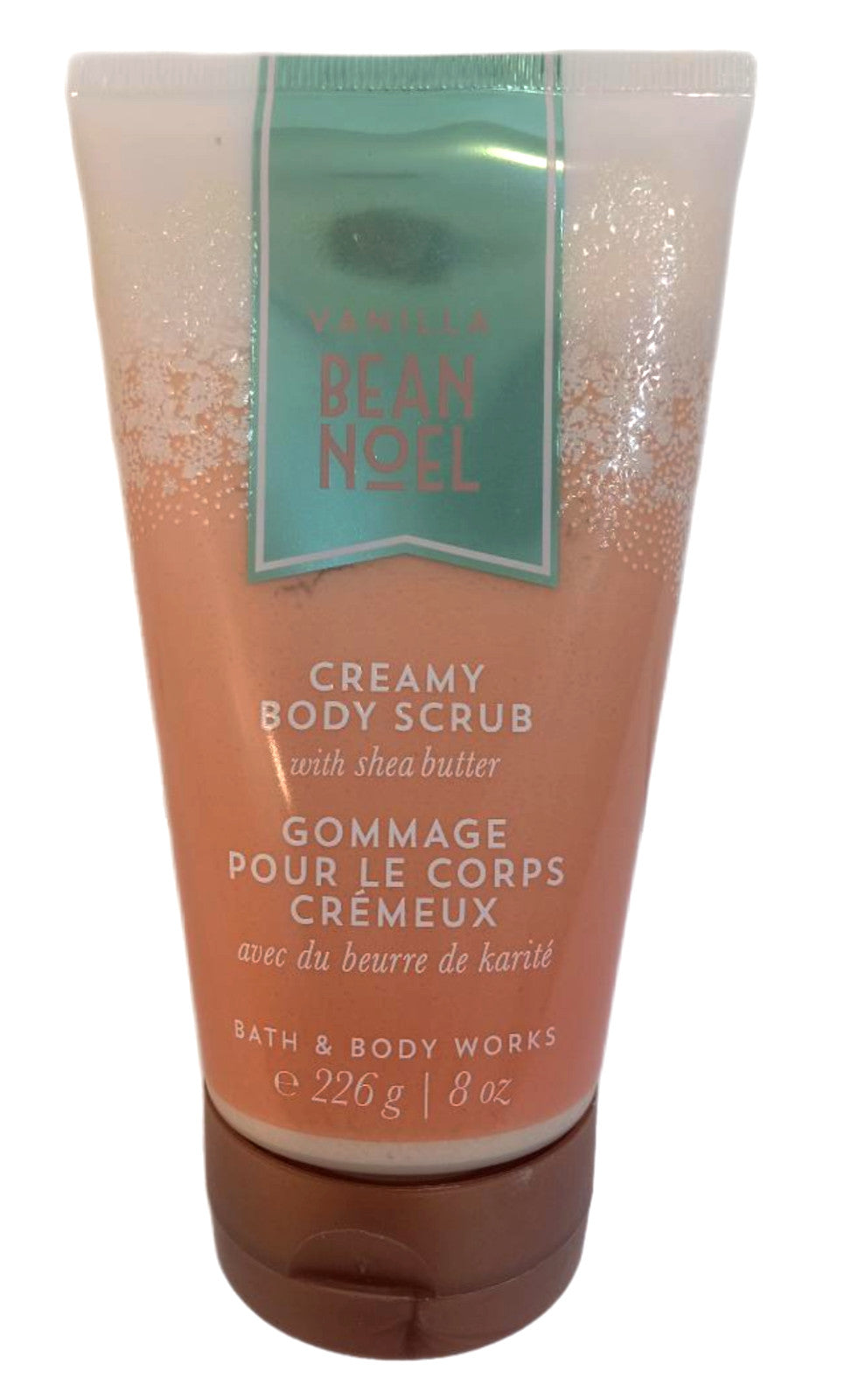 Bath And Body Works Creamy Scrub Vanilla Bean Noel 8 Oz Exfoliating
