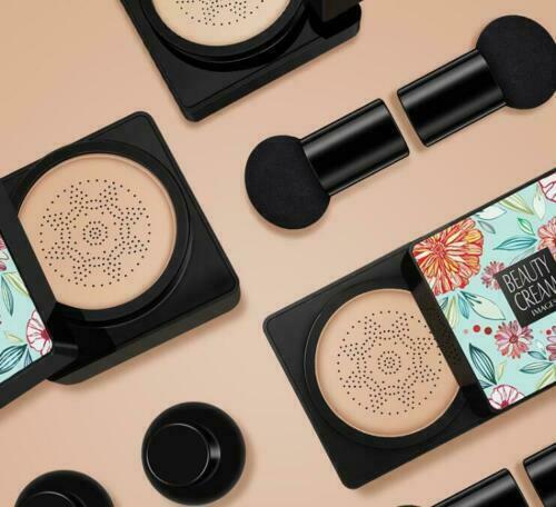 BB Cream Foundation Concealer Stick with Cushion Puff, 3-in-1 Moisturizing Formula