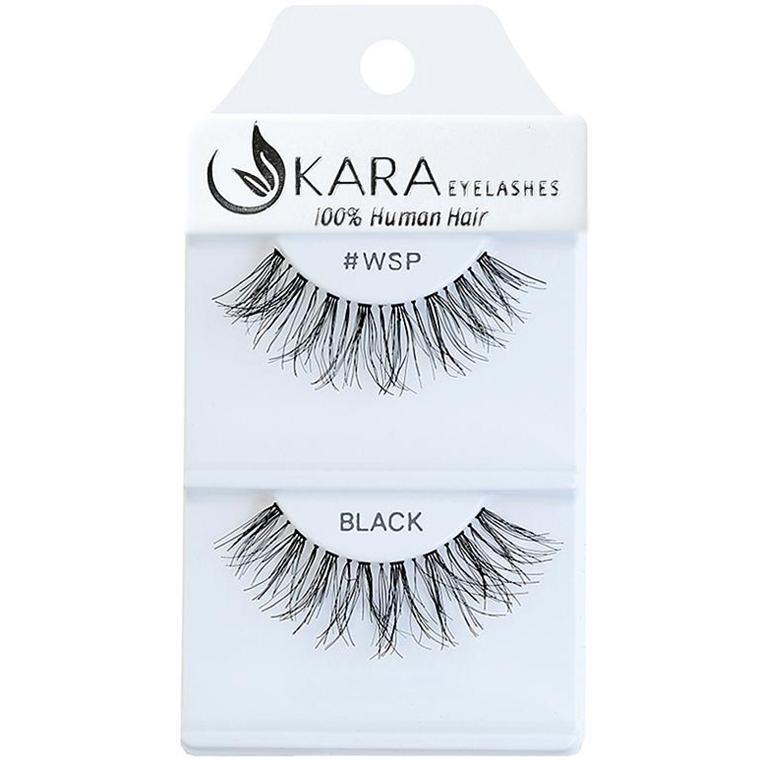 6 Pairs 100% Human Hair False Eyelashes - Kara Assorted Styles