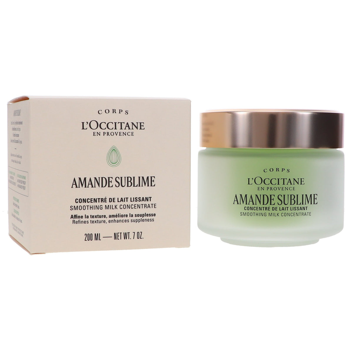 L'Occitane Amande Sublime Smoothing Milk Concentrate 7 oz
