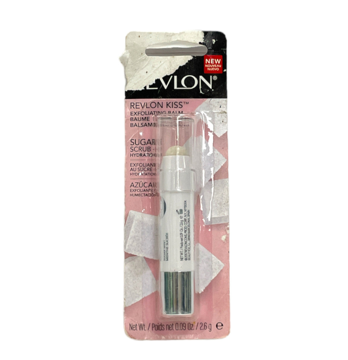 Revlon Lip Balm Exfoliating Sugar Mint 0.09oz - Nourishing & Hydrating