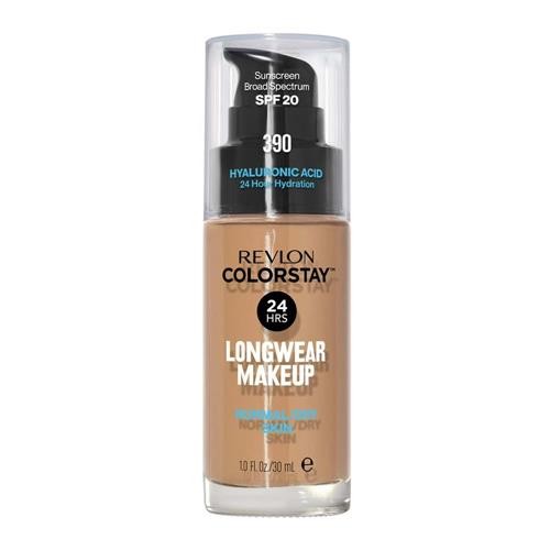 Revlon Colorstay Longwear Foundation for Normal/Dry Skin SPF 20 390 Rich Maple 1oz