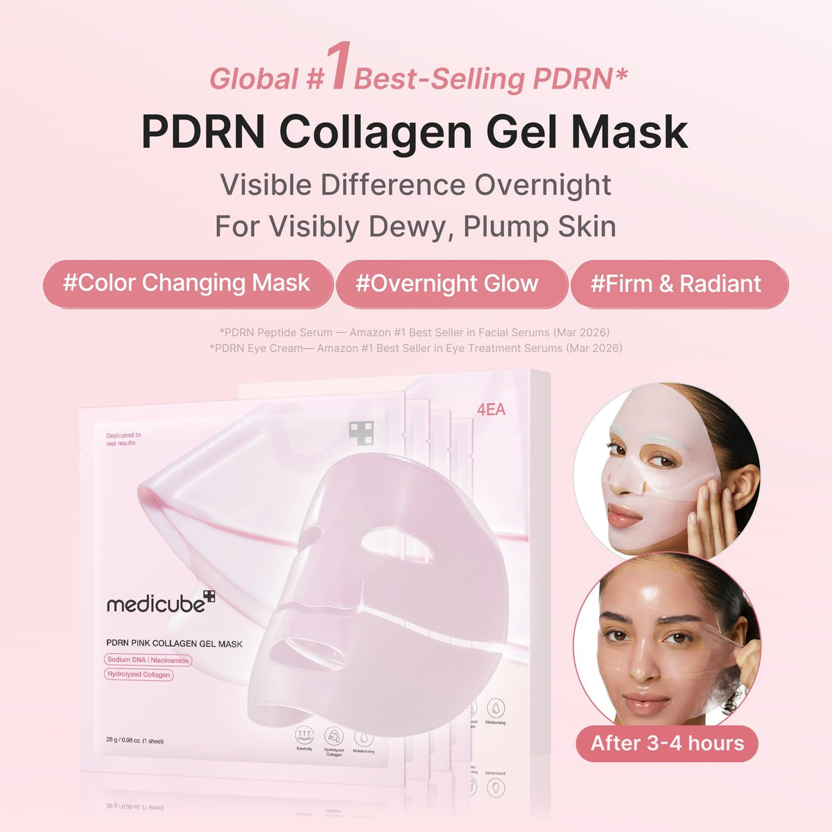 Salmon DNA PDRN Jelly Gel Mask - 4 Pack