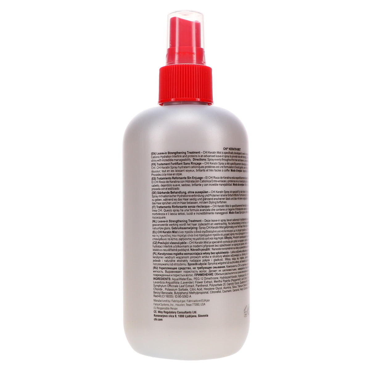 Keratin Hair Mist Spray 12 oz - Strengthen & Protect Damaged Hair