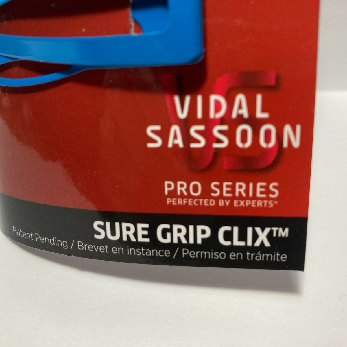 4) Vidal Sassoon Comb Teeth Secure Hold Sure Grip Clix Hair Clips