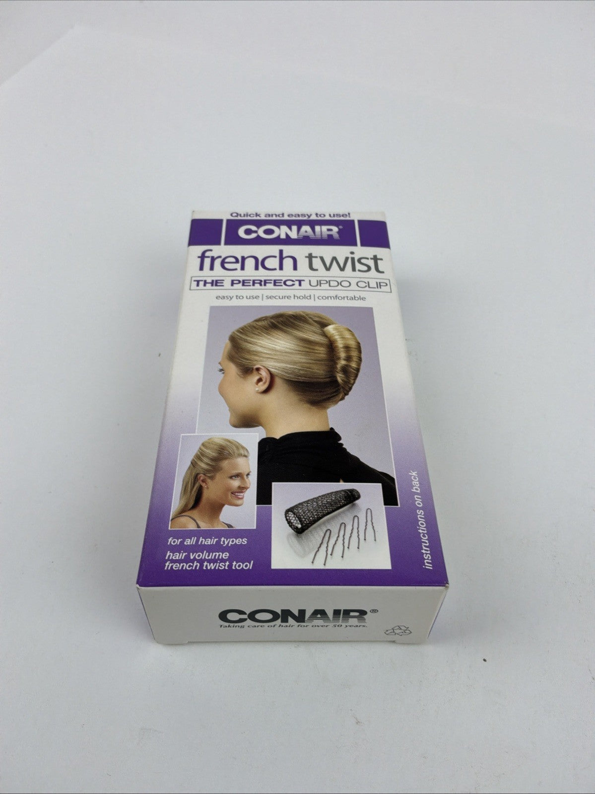 2 Conair French Twist The Perfect Updo Clip Hair Accessory