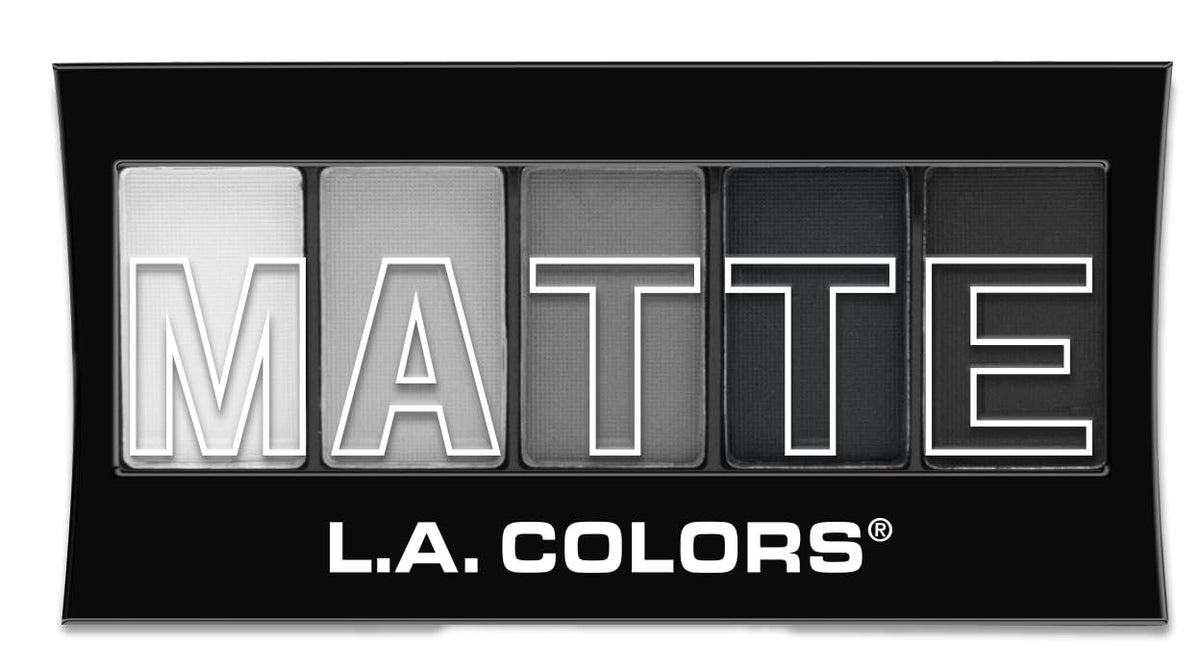5 Color Matte Eyeshadow Palette - Black Lace