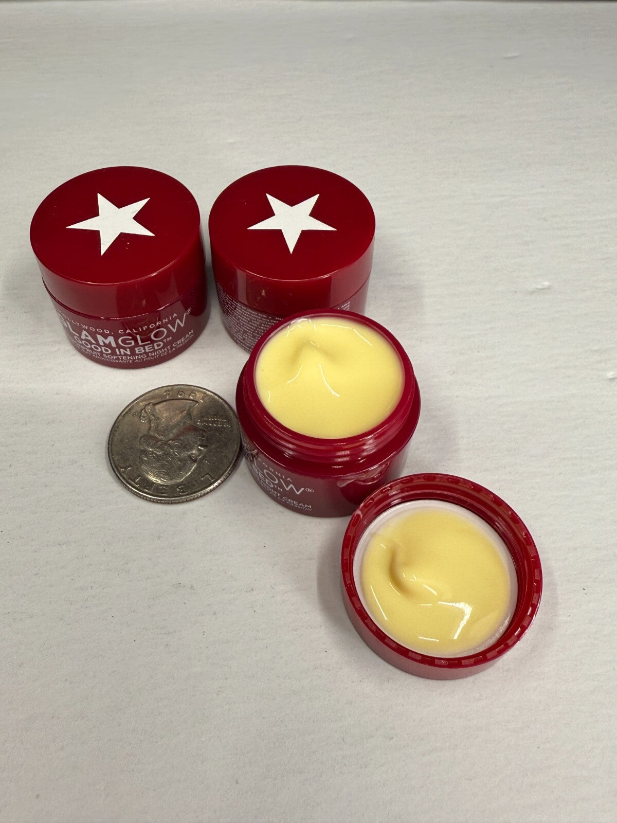 Glamglow Night Cream Passionfruit Softening Night Moisturizer Set - 0.17oz x 3