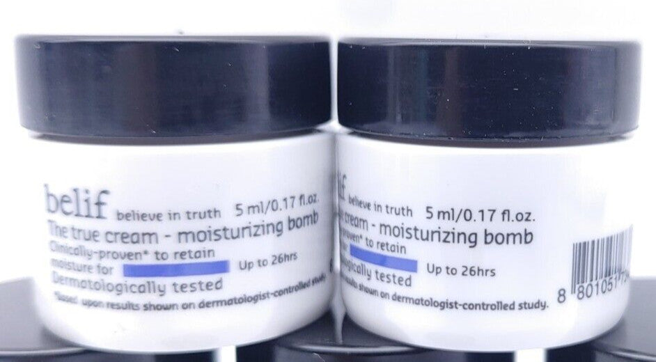Belif The True Cream Moisturizing Bomb Travel Size 10-Pack