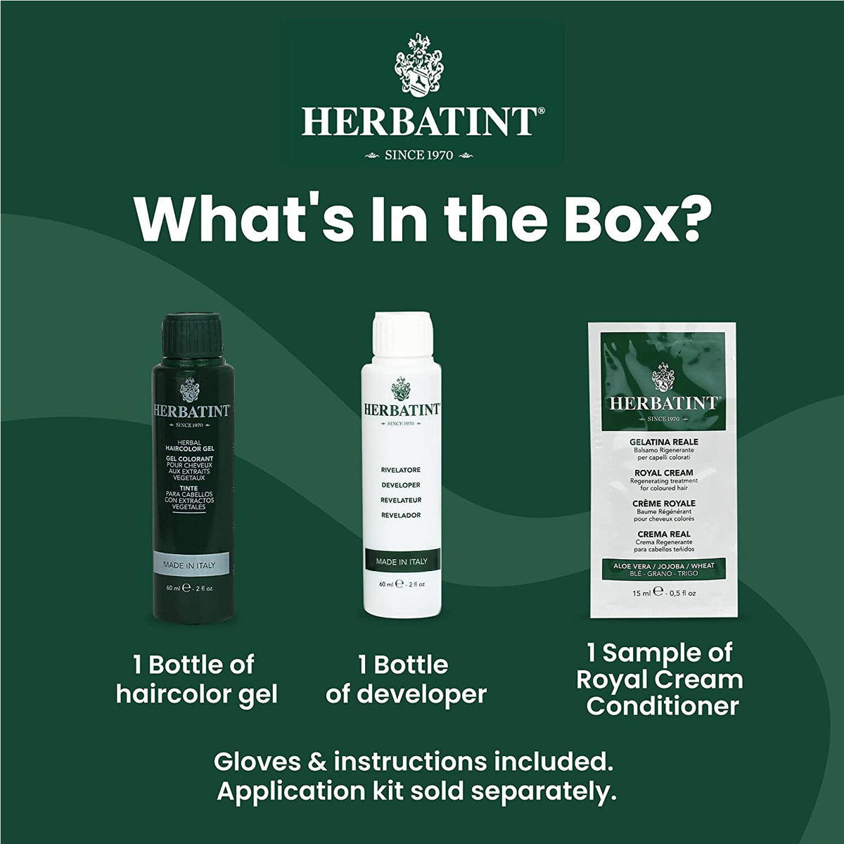 Herbatint Herbal Permanent Hair Color Gel 7N Blonde, 4.5 oz - Natural & Ammonia-Free