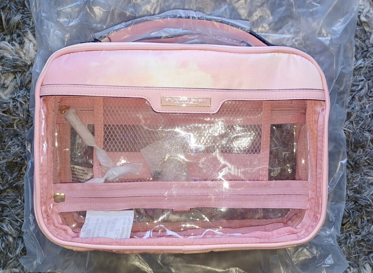 Victoria's Secret Jetsetter Sunset Tie-Dye Hanging Cosmetic Bag