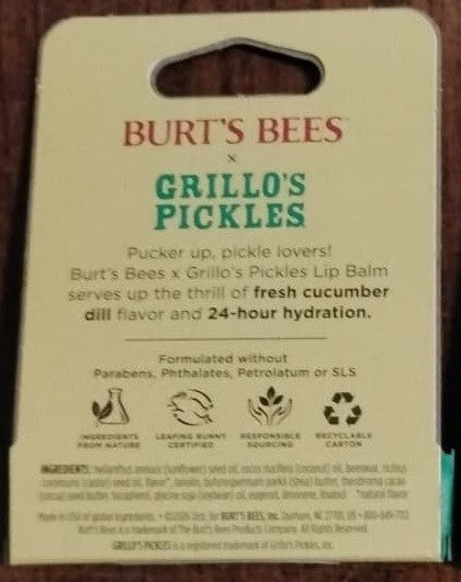 Moisturizing Lip Balm with Cucumber Dill Flavor - Limited Edition