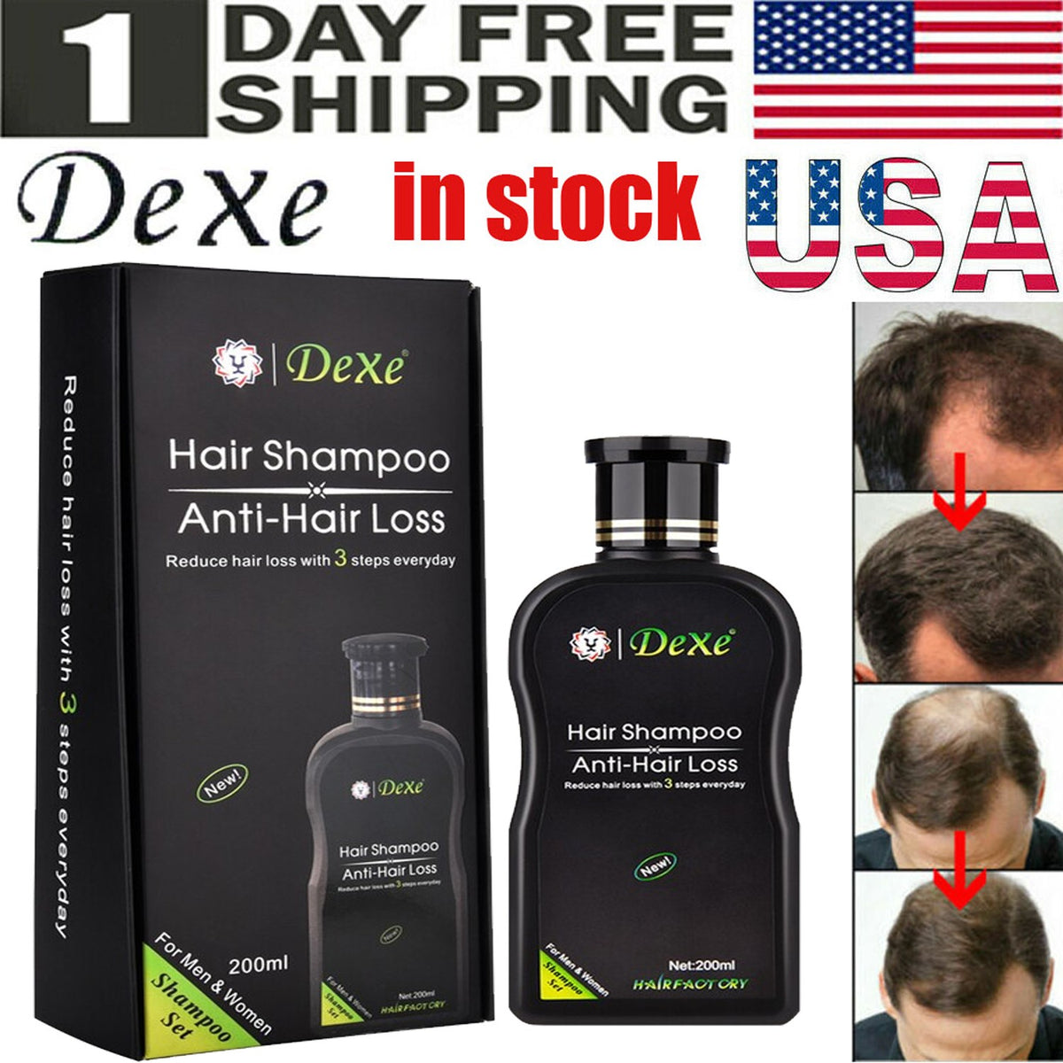 Anti Hair Loss Shampoo 200ml - Herbal Hair Growth