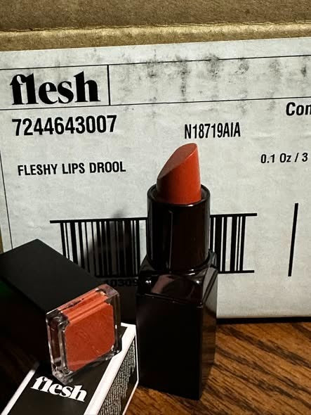 Strong Flesh Lipstick - Vibrant Color, Satin Finish, 2 Pack