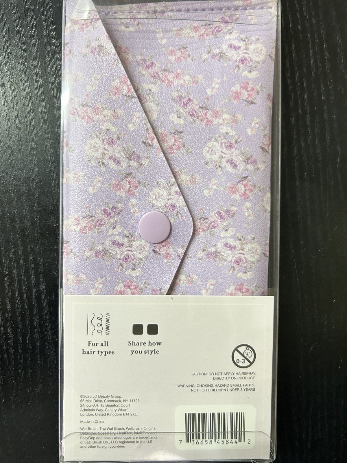 WetBrush Comb with Travel Case Floral Hairbrush Set - LoveShackFancy