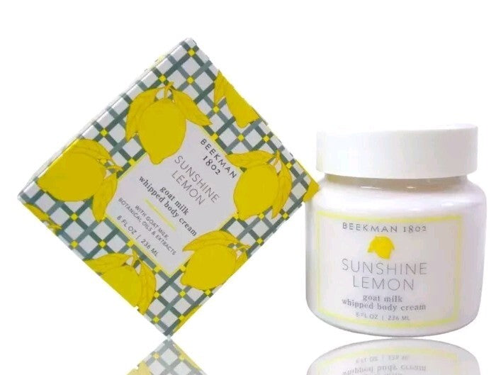 Goat Milk Whipped Body Cream - Sunshine Lemon 8oz