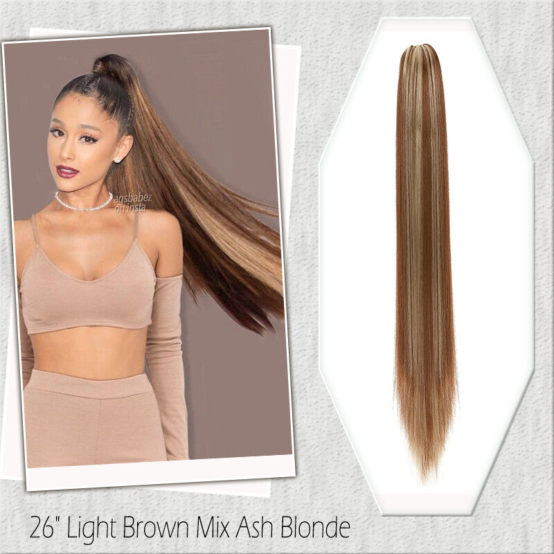 Fake Ponytail Clip-In Hair Extension Thick Natural Look 14 Inches