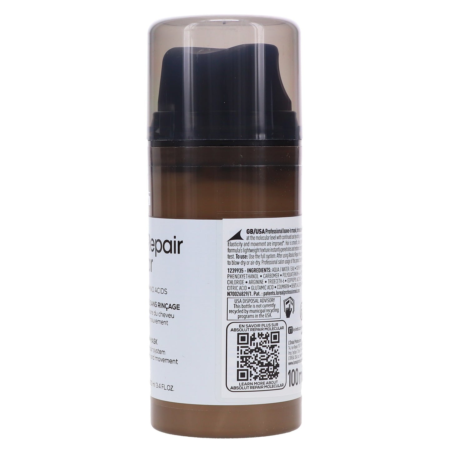 L'Oreal Professionnel Absolute Repair Molecular Leave-In Conditioner 3.4 oz