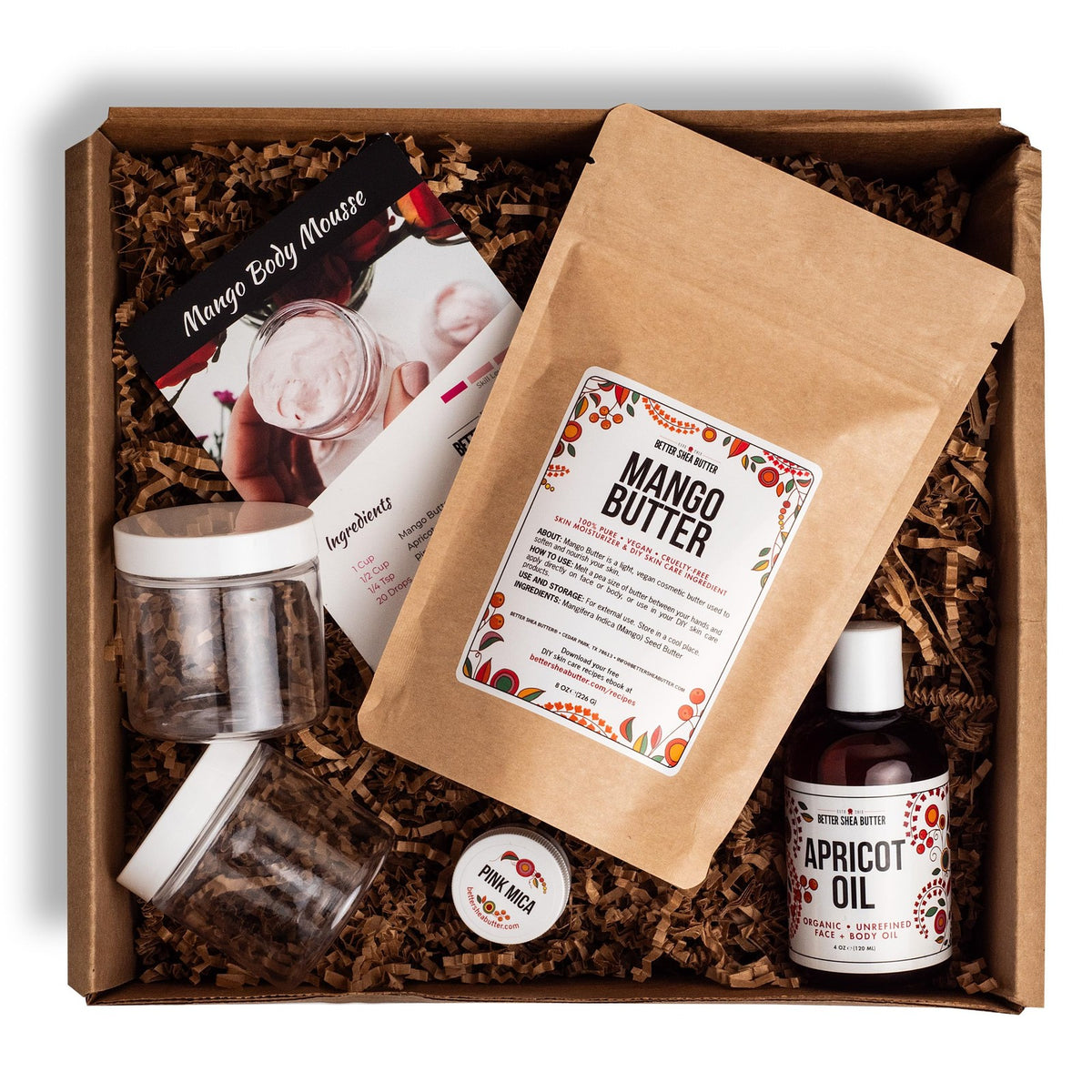 DIY Body Butter Making Kit with Mango & Apricot Oil - Organic & Vegan