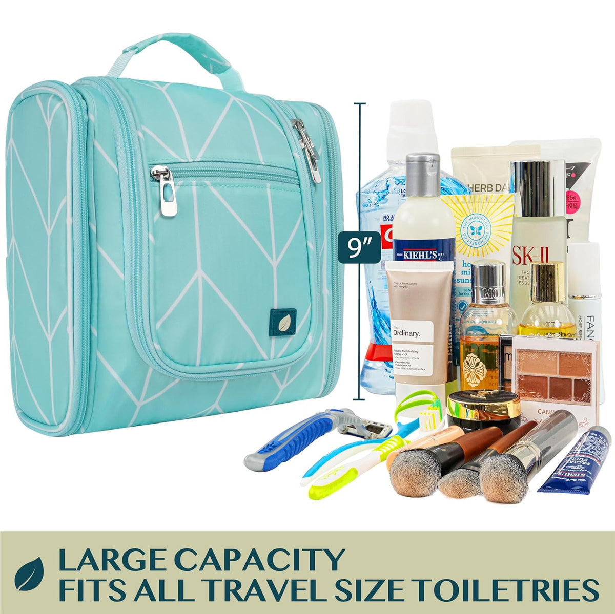 Travel Toiletry Bag Hanging Organizer for Women and Men