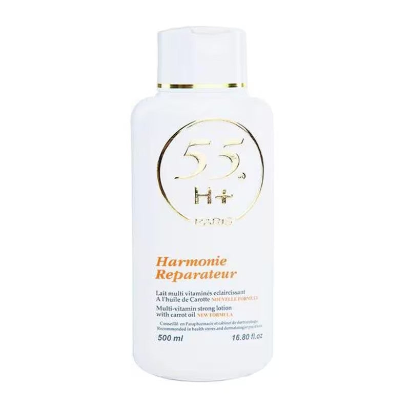 Harmonie Reparateur Body Lotion with Carrot Oil - 16.8 oz for Skin Brightening & Hyperpigmentation