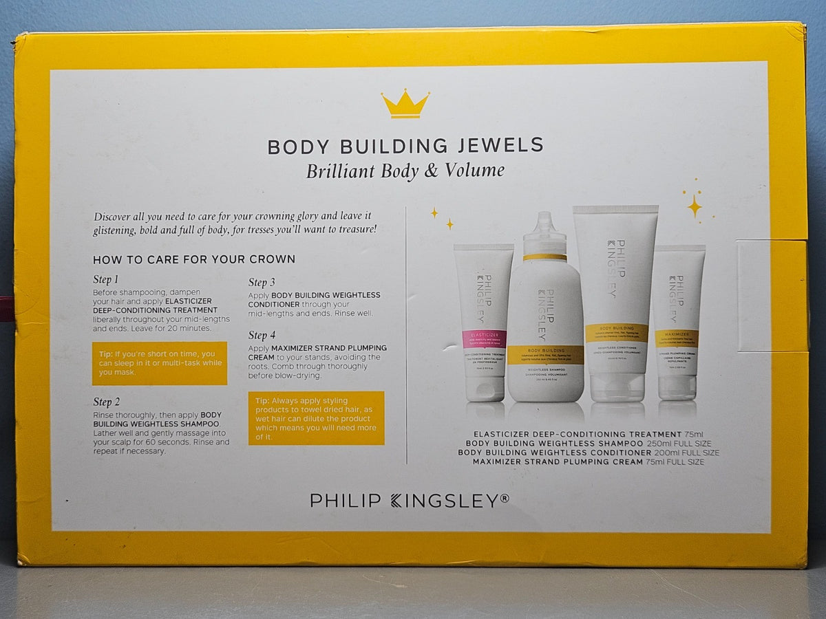 READ AD Philip Kingsley Brilliant Body & Volume Hair Care Set - New