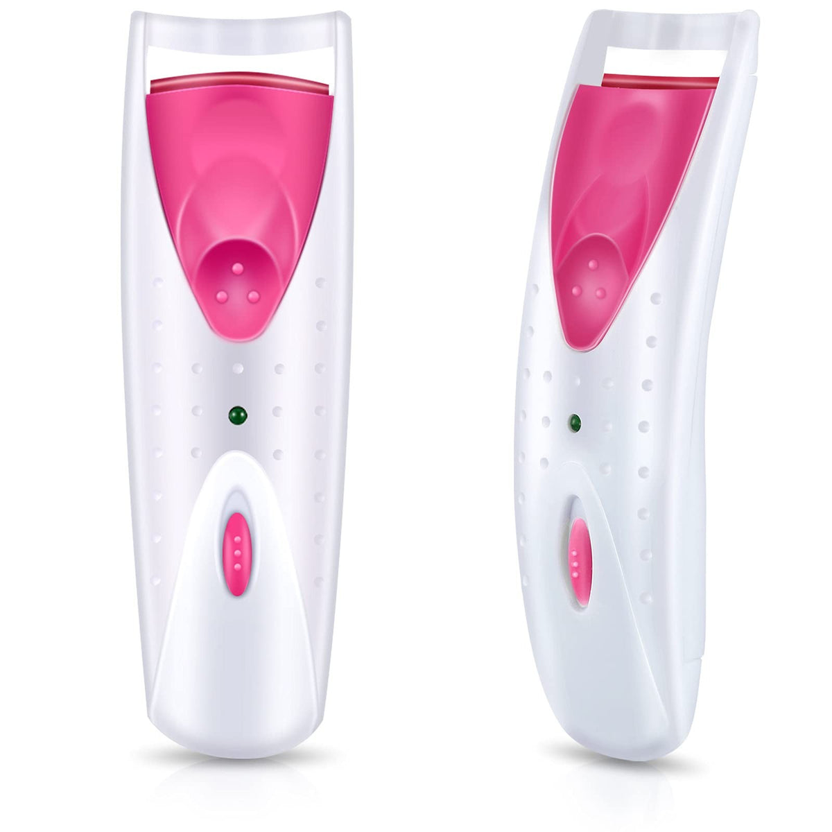 Electric Heated Eyelash Curler Set Pink - Fast Heating & Long-Lasting Curl